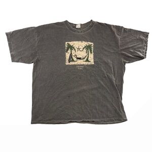 Gray Yazbek Cozumel Graphic T-Shirt